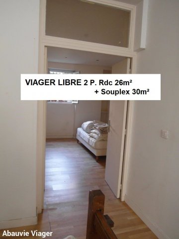 Viager Appartement  2 pièces - 26m² 75017 Paris
